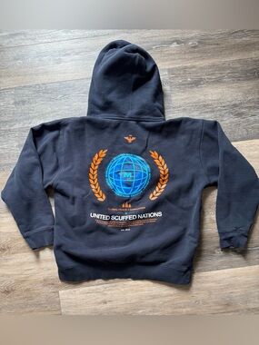 Misfits United Scuffed Nations Navy Blue Hoodie